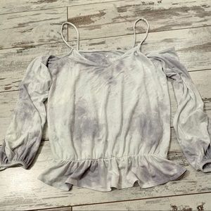 American Eagle Tie Dye Off the Shoulder Top XS
